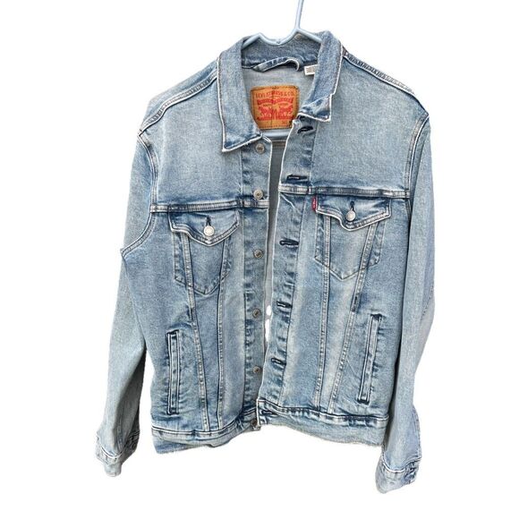 Levi’s size M men’s classic stonewashed denim trucker jacket - Picture 1 of 7